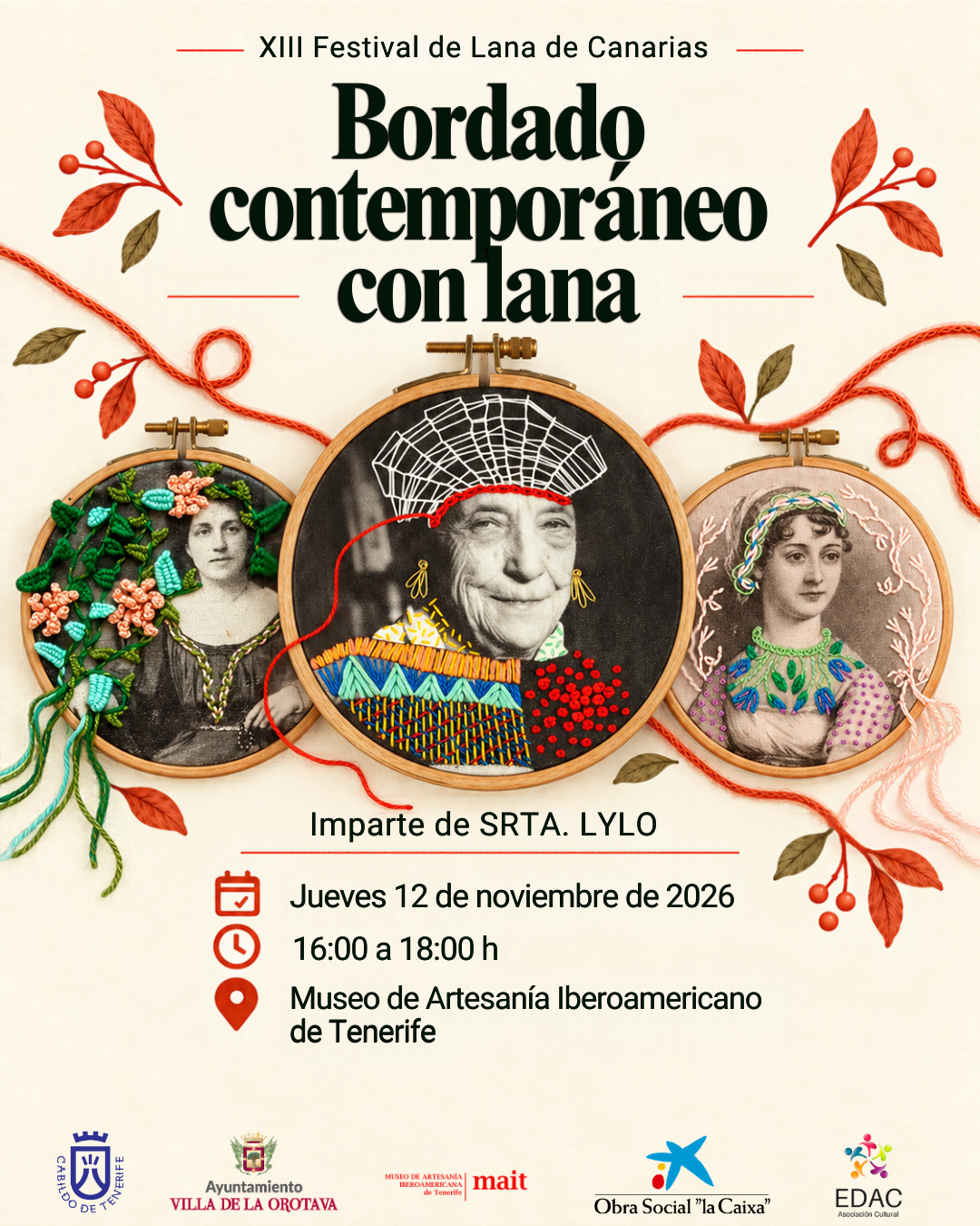 Cartel de Bordar retratos · Srta. Lylo
